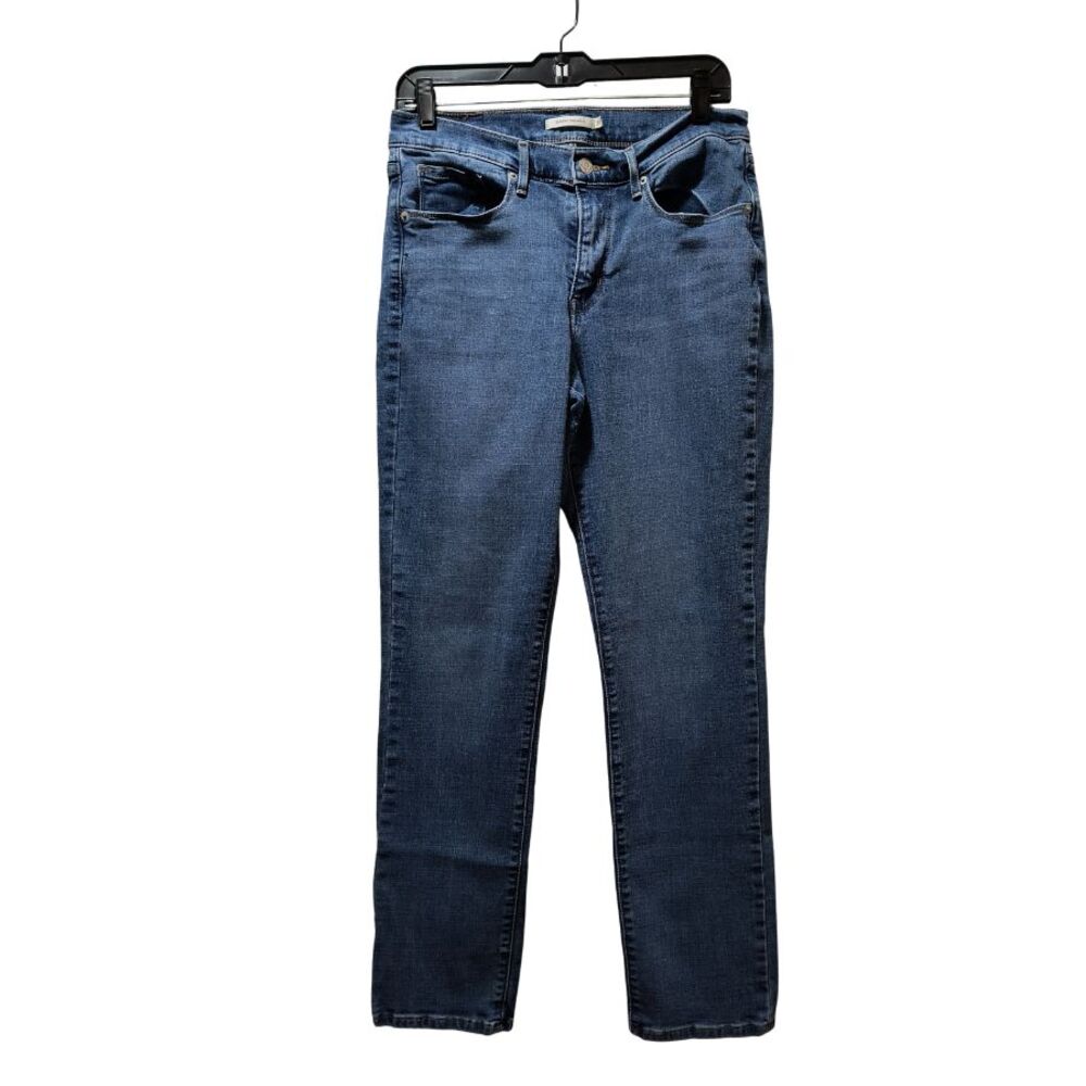 Levi’s Classic Straight Jeans Women’s 10 Long Blue Stretch Denim 30x31